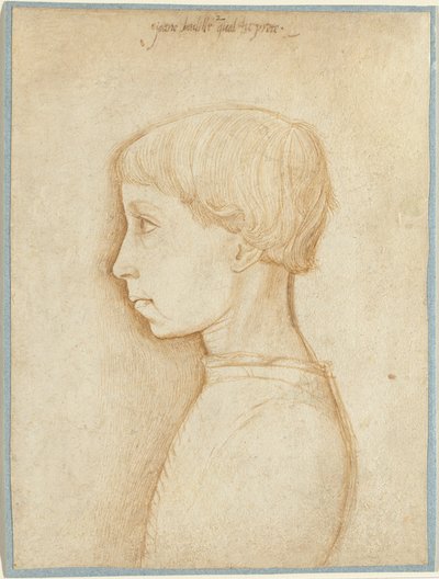 Retrato de un Niño de Perfil de Giovanni Badile
