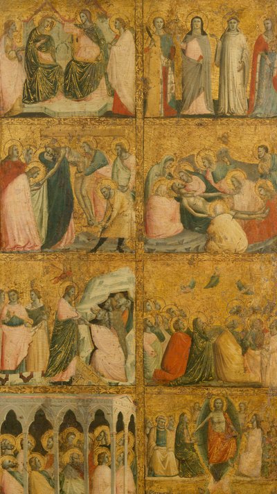 Escenas de la vida de Cristo, mediados de 1340 de Giovanni Baronzio