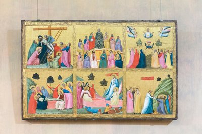Episodios de la pasión de Cristo , Giovanni Baronzio, Rimini, activo 1343-1345, pinacoteca nacional de arte antiguo, Roma, Italia de Giovanni Baronzio da Rimini