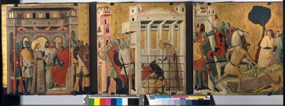 Historias de San Columba, 1345-50 de Giovanni Baronzio da Rimini