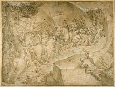 El camino al Calvario de Giovanni Battista  Castello