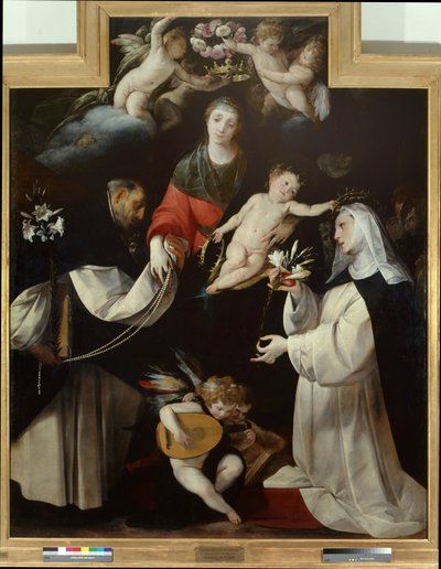 Madonna del Rosario de Giovanni Battista  Crespi