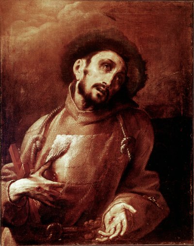 San Francisco de Asís en éxtasis de Giovanni Battista  Crespi