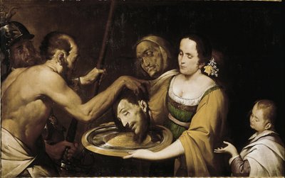 Salomé con la cabeza de San Juan Bautista de Giovanni Battista  Crespi