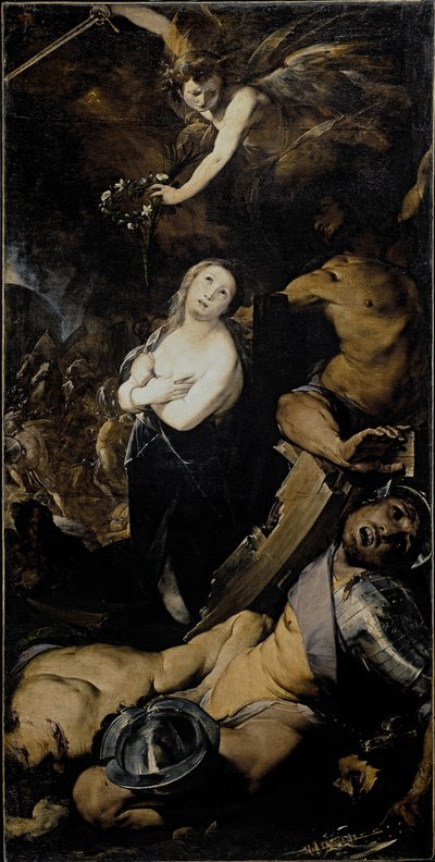 El martirio de Santa Catalina de Giovanni Battista  Crespi