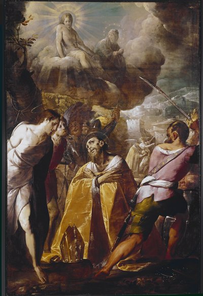 El martirio de San Dionisio (Denis o Denys) (óleo sobre lienzo) de Giovanni Battista  Crespi