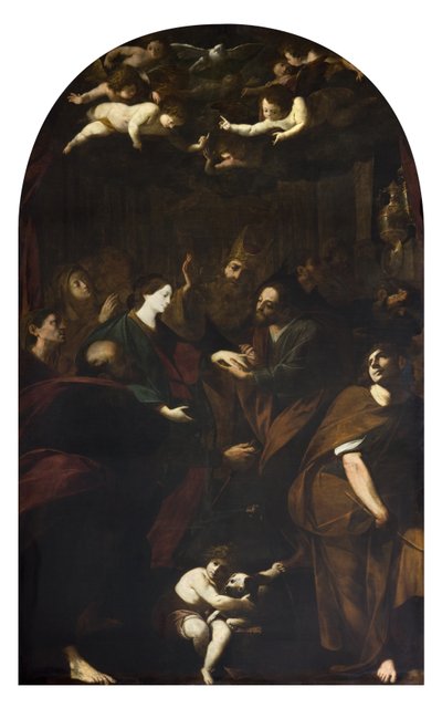 El matrimonio de la Virgen de Giovanni Battista and Gherardini Melchiorre Crespi