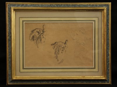 Estudio de manos de Giovanni Battista Tiepolo