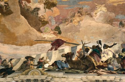 Alegoría de África. Fresco de Giovanni Battista Tiepolo (1696-1770) de Giovanni Battista Tiepolo