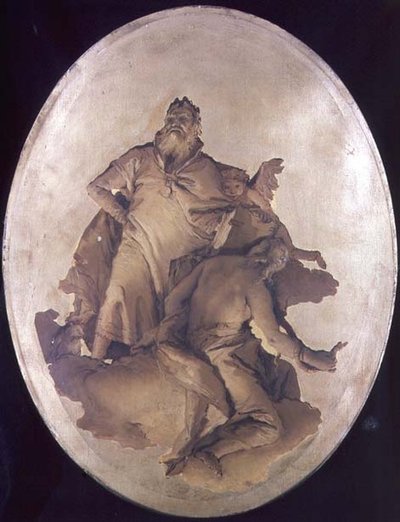 Alegoría del mérito y la prudencia de Giovanni Battista Tiepolo