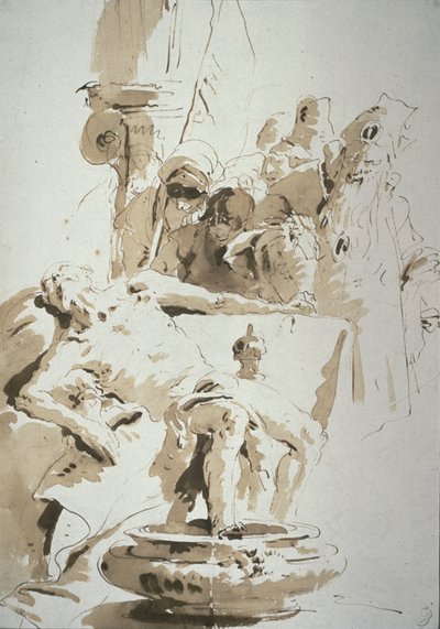 Fantasía sobre la muerte de Séneca de Giovanni Battista Tiepolo