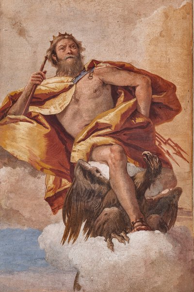 Alojamiento de invitados, la habitación del Olimpo: "Júpiter" de Giovanni Battista Tiepolo