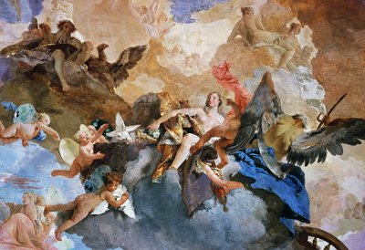 Rapto de Venus por Cronos (detalle) de Giovanni Battista Tiepolo