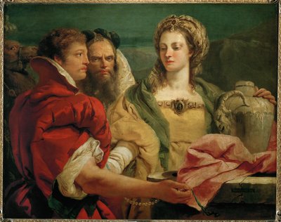 Rebeca en el pozo ... de Giovanni Battista (1696 1770) Tiepolo