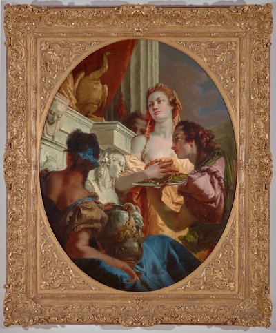 Matronas romanas haciendo ofrendas a Juno 1745 (Óleo sobre lienzo) de Giovanni Battista (1696 1770) Tiepolo