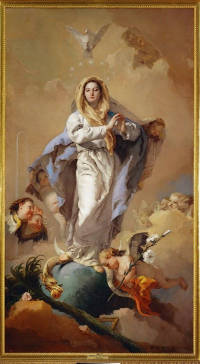 La Inmaculada Concepción de Giovanni Battista (1696-1770) Tiepolo