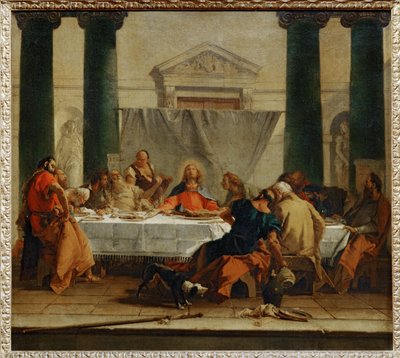 La Última Cena ... de Giovanni Battista (1696-1770) Tiepolo