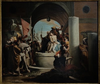 Copia de La coronación de espinas, mediados del siglo XVIII (óleo sobre lienzo) de Giovanni Battista (1696 1770) (workshop of) Tiepolo