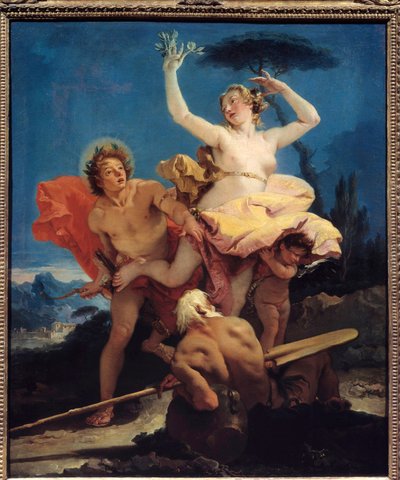 Apolo y Dafne de Giovanni Battista Tiepolo