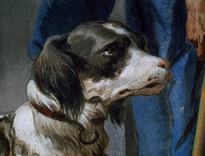 Perro Argo (detalle) de Giovanni Battista Tiepolo