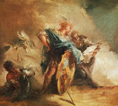 Minerva dictando leyes de Giovanni Battista Tiepolo