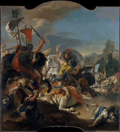 La batalla de Vercellae de Giovanni Battista Tiepolo