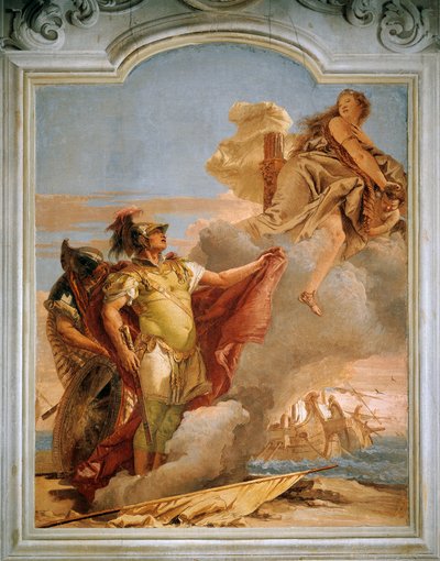 Venus despidiéndose de Eneas de Giovanni Battista Tiepolo