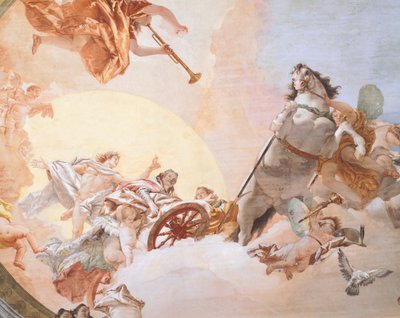 Alegoría de la boda, detalle de Giovanni Battista Tiepolo