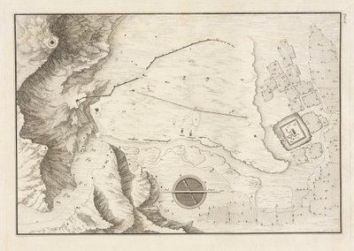 Un plan geométrico de la ciudad en ruinas de Palmira, 1753 de Giovanni Battista 1712 86 after Borra