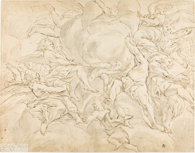 Gloria de los ángeles de Giovanni Battista Beinaschi