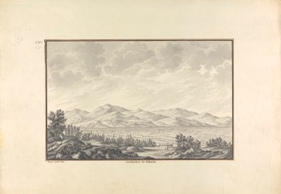 Vista del Valle de Hierápolis (actual Pamukkale) de Giovanni Battista Borra