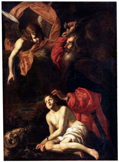 El sacrificio de Isaac por Abraham, c1615-c1620 de Giovanni Battista Caracciolo