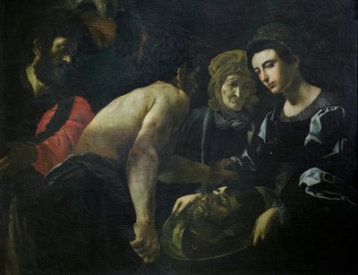 Salomé con la cabeza de Juan el Bautista de Giovanni Battista Caracciolo