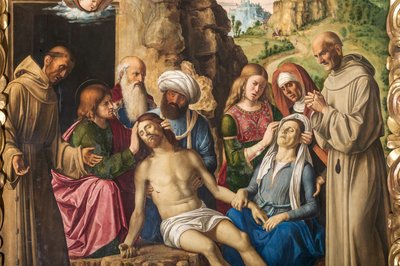 Lamentación de Cristo, detalle de 2384598 de Giovanni Battista Cima da Conegliano