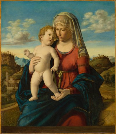 La Virgen y el Niño en un Paisaje de Giovanni Battista Cima da Conegliano