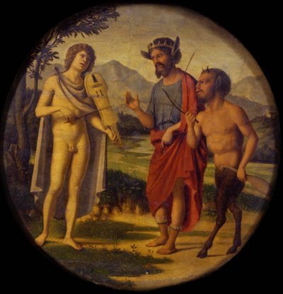El Juicio de Midas, 1505-1508 de Giovanni Battista Cima da Conegliano