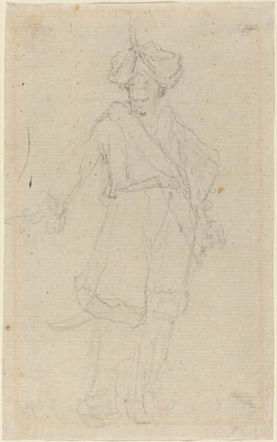 Un turco [recto] de Giovanni Battista Cipriani