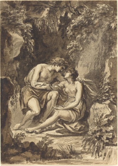Angélica y Medoro de Giovanni Battista Cipriani