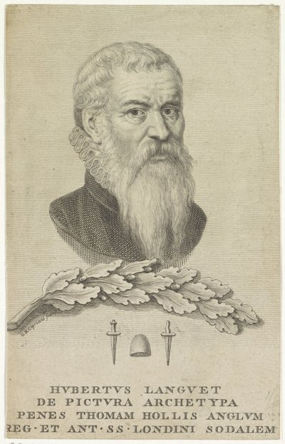 Retrato del diplomático Hubert Languet de Giovanni Battista Cipriani