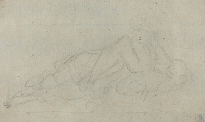 Mujer reclinada (verso) de Giovanni Battista Cipriani