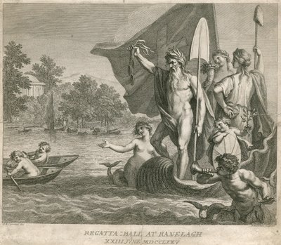 Baile de Regata en los Jardines de Ranelagh, Millbank, Londres, 23 de junio de 1775 de Giovanni Battista Cipriani