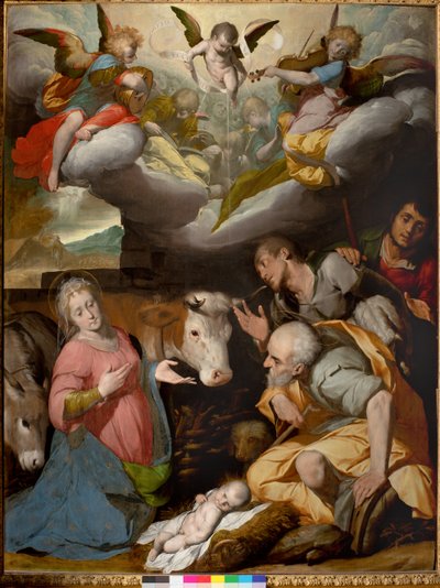 Adoración de los Pastores de Giovanni Battista Crespi