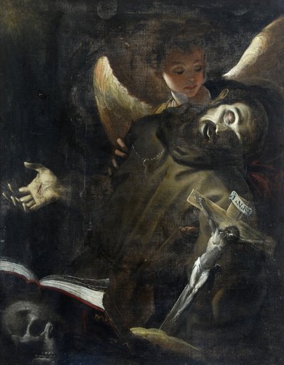 San Francisco en éxtasis, c.1598 de Giovanni Battista Crespi