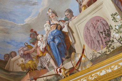 El Sacrificio de Ifigenia, (detalle) de Giovanni Battista Crosato