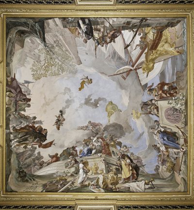 El sacrificio de Ifigenia de Giovanni Battista Crosato