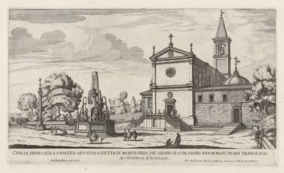 Iglesia dedicada a S. Pietro Apostolo (Iglesia de San Pietro in Montorio) de Giovanni Battista Falda