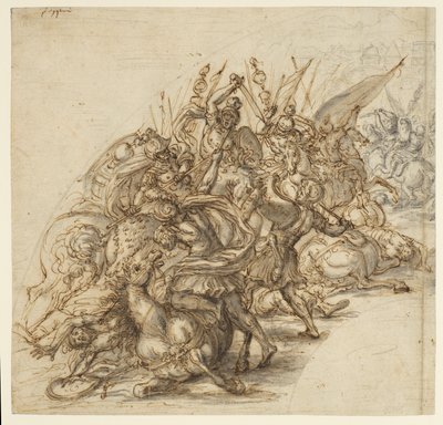 Escena de batalla de Giovanni Battista Foggini