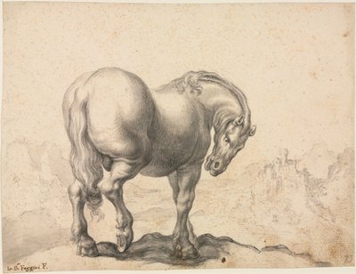 Study of a Stallion de Giovanni Battista Foggini