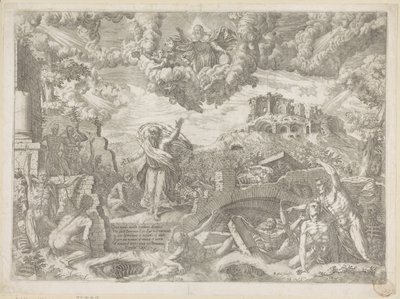 La visión de Ezequiel de Giovanni Battista Fontana