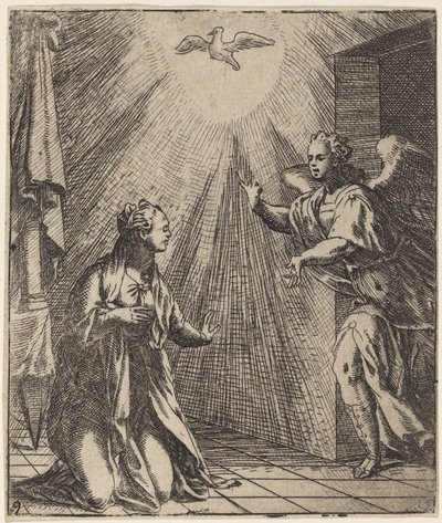 La Anunciación de Giovanni Battista Fontana
